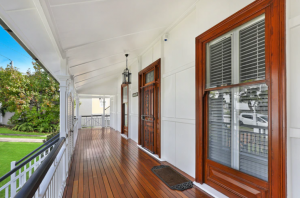 wooden home deck